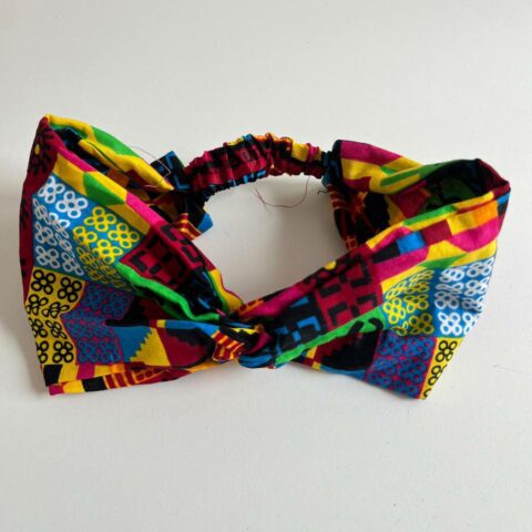 Bandeau croisé en wax