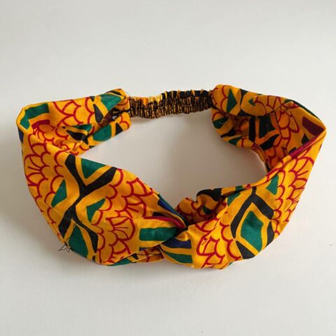 Bandeau croisé en wax