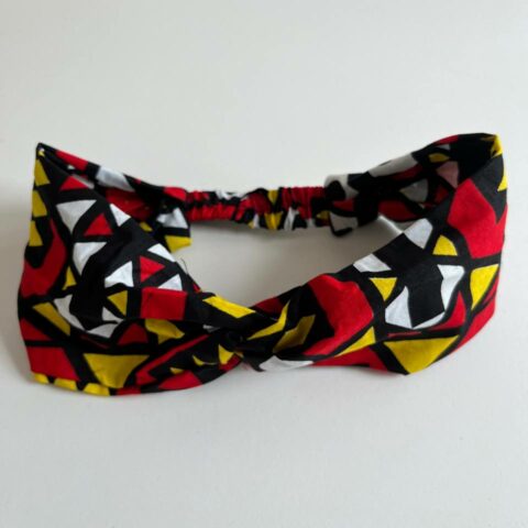 Bandeau croisé en wax