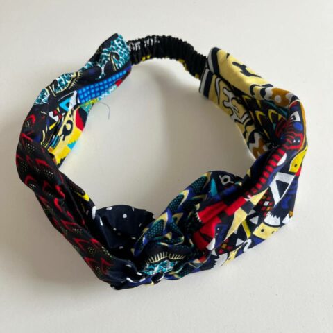 Bandeau croisé en wax