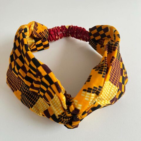 Bandeau croisé en wax
